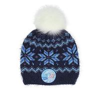 Disney Elsa Children's Winter Hat with PON Frozen, One Size, Blu, One Size