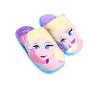 Disney Elsa Slippers, Soft Frozen Slippers with Non-Slip Sole, Gift for Girls and Teenagers, multi-coloured, 1.5/2.5 UK
