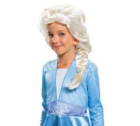 DISGUISE 22810 Disney Elsa Frozen 2 Girls' Wig, White