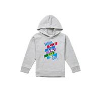 Disney Emotions Slice Youth Kids Pull-Over Hoodie, Athletic Heather in Grey | Size: 9-11 Years Disney Grey 9-11 Years