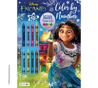Disney Encanto 32 Page Color by Number Coloring and Activity Book with 8 Crayons Paperback 51726 Bendon