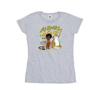 Disney Encanto Animal Magnet Cotton T-Shirt In Grey Grey XXL