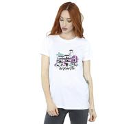 Disney Encanto Casita Cotton Boyfriend T-Shirt In White White XXL