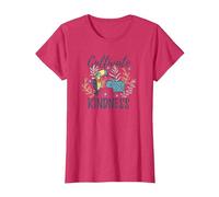 Disney Encanto Cultivate Kindness Floral Logo T-Shirt, Women, Red Heather, 3X-Large