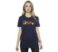 Disney Encanto Family Line Cotton Boyfriend T-Shirt In Navy Navy XXL