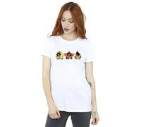 Disney Encanto Family Line Cotton Boyfriend T-Shirt In White White M