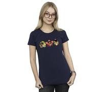 Disney Women's Encanto Family Line Cotton T-Shirt in Navy | Size: Large Disney Navy L