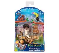 Disney Encanto - JK225581 - Antonio + Animals Figurine Set - Antonio Madrigal & 1 Jaguar, 1 Toucan, 1 Capybara and 1 Coati