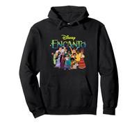 Disney Encanto Madrigal Family Pullover Hoodie, Adult Unisex, Black, Medium