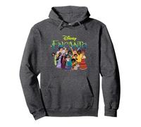 Disney Encanto Madrigal Family Pullover Hoodie, Adult Unisex, Dark Heather Grey, Small