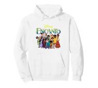 Disney Encanto Madrigal Family Pullover Hoodie, Adult Unisex, White, Small