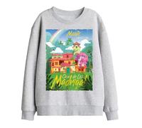 Disney Encanto Magic Awaits You...Casa De Los Madrigal Poster Kids Sweatshirt, Athletic Heather, 9-11