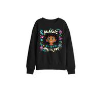 Disney Encanto Magic Awaits You Mirabel Kids Sweatshirt, Black | Size: 9-11 Years Disney Black 9-11 Years
