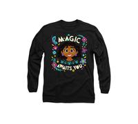 Disney Encanto Magic Awaits You Mirabel Long Sleeve T-Shirt, Black Black S