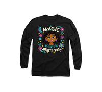 Disney Encanto Magic Awaits You Mirabel Long Sleeve T-Shirt, Black | Size: XL Disney Black XL