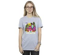 Disney Encanto Many Houses Cotton Boyfriend T-Shirt In Grey Grey