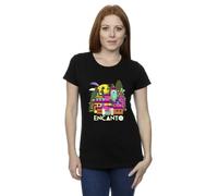 Disney Encanto Many Houses Cotton T-Shirt In Black Black M