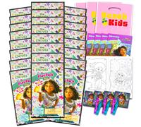 Disney Encanto Mini Party Favors Set for Children, 24 Mirabel Mini Activity Books with Colouring Pages, Stickers (Encanto Birthday Party Supplies)