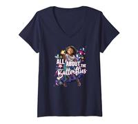 Disney Encanto Mirabel All About The Butterflies V-Neck T-Shirt