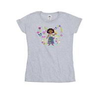 Disney Women's Encanto Mirabel Butterfly Cotton T-Shirt in Grey | Size: Small Disney Grey S