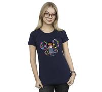 Disney Women's Encanto Mirabel Butterfly Cotton T-Shirt in Navy | Size: Small Disney Navy S