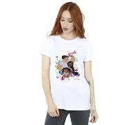 Disney Encanto Sister Goals Cotton Boyfriend T-Shirt In White White XXXL