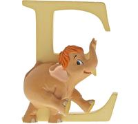 Disney Enchanting Collection Hand Painted Letter Ornament Baby Elephant, E - 7cm