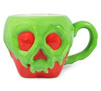 Disney Evil Queen Poison Apple Sculpted Ceramic Mug | Holds 20 Ounces