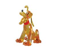 Enesco FACETS Disney Pluto The Dog Seated Pose 90th Anniversary Miniature Figurine, 3.5 Inch, Yellow