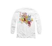 Disney Fairies Geometric Floral With Tinker Bell T-Shirt, White White L