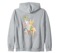 Disney Fairies Tinker Bell And Periwinkle Close To Nature Zip Hoodie