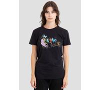 Disney Women's Fairies You Can Count On Me Tinker Bell, Rosetta T-Shirt, Black | Size: Large Disney Black L