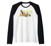 Disney Family Trip 2025 Halloween Costume Mickey & Friends Raglan Baseball Tee