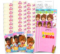 Disney Fancy Nancy Mini Party Favors Set for Kids - Bundle with 24 Mini Fancy Nancy Grab n Go Play Packs with Coloring Pages, Stickers and More (Fancy