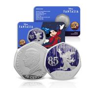 Disney Fantasia 85th Anniversary Commemorative Collectible Silver Coin 2025