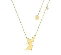 Disney Fantasia Sorcerer's Apprentice Mickey Gold-Plated Silhoutte Necklace