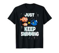 Disney Finding Dory Just Keep Swimming Graphic T-Shirt T-Shirt