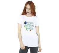 Finding Dory Ocean Of Adventure Cotton Boyfriend T-Shirt Disney White 5XL