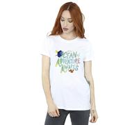 Finding Dory Ocean Of Adventure Cotton Boyfriend T-Shirt Disney White XXXL