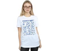 Finding Dory Where´s Dory? Cotton Boyfriend T-Shirt Disney White XL