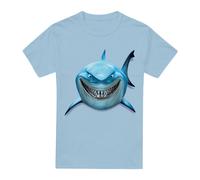 Disney Finding Nemo Bruce Shark Smile T-Shirt Light Blue | Size: Large Disney Light Blue L