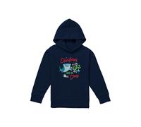 Disney Finding Nemo Christmas Here We Come With Dory & Destiny Youth Kids Pull-Over Hoodie, Navy | Size: 5-6 Years Disney Navy 5-6 Years