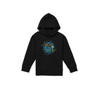Disney Finding Nemo Crush Ride The Wave Youth Kids Pull-Over Hoodie, Black | Size: 7-8 Years Disney Black 7-8 Years