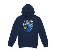 Disney Finding Nemo Dory Just Keep Swimming Hoodie Navy | Size: Large Disney Navy L