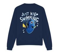Disney Finding Nemo Dory Just Keep Swimming Sweatshirt Navy Navy