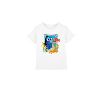 Finding Nemo Boys Dory Unisex Kids T-Shirt, White, 5-6 Years UK