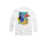 Disney Finding Nemo Dory Nemo Long Sleeve T-Shirt, White | Size: XL Disney White XL