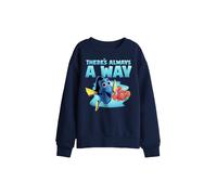 Disney Finding Nemo Dory There'S Always A Way Kids Sweatshirt, Navy | Size: 7-8 Years Disney Navy 7-8 Years