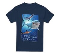 Finding Nemo Fish Are Friends T-Shirt Navy Disney Navy M