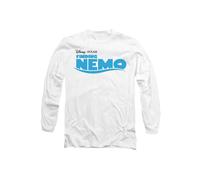 Disney Finding Nemo Logo Long Sleeve T-Shirt, White White